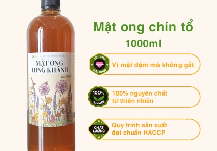 1 lít mật ong giá tại vườn miễn phí giao hàng